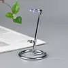 Suporte de Exibição Pilar de Cristal Pedra Bruta Amethysto Cajado Pilar-Shaped Espécime Mineral Exibição Suporte Fixo Base Ornamento