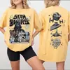 2026 Camiseta Casual de Manga Curta Especial 50º Aniversário de Star Wars Verão Masculina e Feminina Camiseta Infantil Verão
