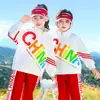 Uniformes de Clase de Primavera y Otoño para Estudiantes de Primer Grado de Primaria, Uniformes para Concursos Deportivos Infantiles, Uniformes de Jardín de Infancia, Conjunto de Tres Piezas