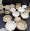 Tazones Desechables de Plástico Duro, Engrosados y Duraderos, con un Alto Valor Estético, Adecuados para Uso Doméstico, Banquetes y Bodas, Convenientes, Rápidos y de Larga Duración