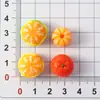 Naranja caqui carambola tridimensional simulación de fruta comida en miniatura adornos para jugar juguetes para niños regalos accesorios de resina