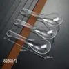 Cucharas de Sopa de Plástico Empacadas Individualmente, Papilla de Nido de Pájaro, Utensilios Desechables para Postre para Llevar, Cucharas Desechables Engrosadas, Cucharas de Nido de Pájaro de Grado Alimenticio