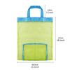 Bolsa de Rede para Armazenamento de Brinquedos Infantis Grande com Alça de Costas Bolsa de Rede Grande com Malha Grossa Bolsa de Armazenamento de Ferramentas para Areia de Bebê Ampulheta Pá
