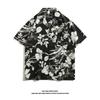 Camisa floral estilo tailandês masculina moda verão marca tendência Ruan bonito manga curta plus size solta para casal usar Seda de Gelo secagem rápida camisa de praia