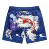 Pantalones de Playa para Hombre Secado Rápido Sueltos Dibujos Animados 3D Talla Grande Pantalones de Playa Ropa de Pareja Pantalones Cortos Estampados de Cinco Puntos Venta Directa de Fábrica