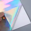 Fabricante Produce Cartulina Adhesiva Cortada con Láser Colorida de PVC Dorado y Plateado Pegatinas Especiales para Bricolaje Papel Especial
