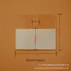 Ganchos de plástico para mascotas con forma de avión y agujeros para cajas de colores, Ganchos para cajas de embalaje de productos electrónicos, Embalaje autoadhesivo transparente con agujero redondo