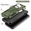 Compatible con Apple 18 Pro Max, Funda para Teléfono con Soporte Oculto Magnético Alemán, Cubierta Protectora Anticaídas para iPhone 16 14