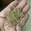 Acessórios de brinco de gancho de orelha de cobre populares transfronteiriços, acessórios de joias DIY feitos à mão, ganchos de orelha e brincos semiacabados, atacado e personalização