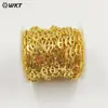 Bc223 Design de Nariz de Porco Fofo Galvanoplastia de Ouro Real 18K Corrente DIY que Preserva a Cor Acessórios de Joias Corrente Feita à Mão