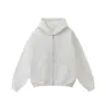 Sudadera con capucha y cremallera de color liso casual cómoda, chaqueta para mujer, nueva de Amazon, europea y americana, transfronteriza, Otoño/Invierno 2026
