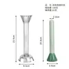 Molde para Candelabro con Base Dentada Xiongwei Molde para Vela con Forma de Cohete Molde para Vela Estilo Ins Creativo Venta al por Mayor