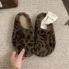 Pantuflas de invierno para mujer para exteriores, mules casuales sin cordones con diseño de punta cerrada, forradas de felpa para mayor calidez