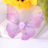 Nuevas Cuentas de Resina de Gama Alta con Forma de Mariposa Incrustada de Diamantes y Agujero Recto con Tul para Cadena de Teléfono, Llavero, Cadena de Bolso, Accesorios de Joyería DIY
