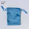 Bolsa de Joyería Lista para Usar Bolsa para Guardar Abalorios de Joyería Bolsa de Terciopelo con Cordón Bolsa de Terciopelo para Joyería Empaque