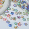 Populares Cuentas de Vidrio de Lunares Coloridos de 12 mm para Manualidades, Cuentas Redondas Perforadas Sueltas, Material de Cuentas, Accesorios para Pendientes, Colgantes, Joyería