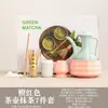 Juego de Tazón para Matcha y Batidor Estilo Japonés Cocido en Horno, Batidor de Cerámica para Ceremonia del Té Dinastía Song, Juego de Matcha, Cerámica Gruesa