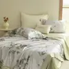 Solarana Alta Gama Lujo Suave y Liso Tencel Austriaco Importado Doble Lavable Climatizada Delgada Colcha para Dormir Desnudo