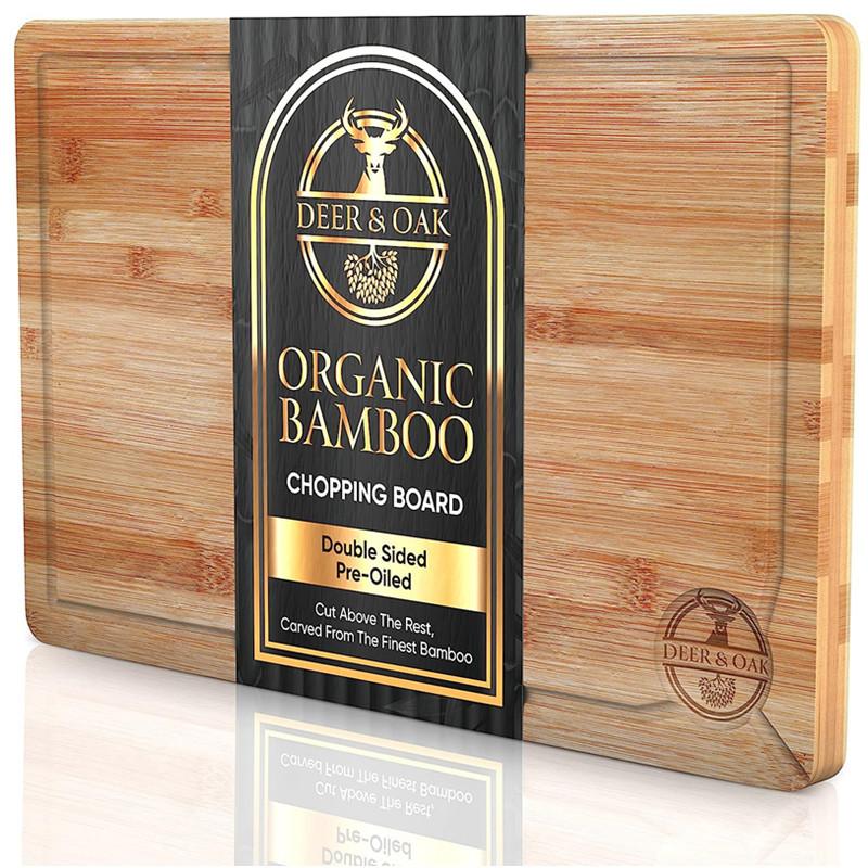 竹制加大加厚方形砧板厨房水果蔬菜切菜板托盘牛排披萨板BSCI