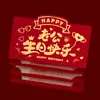 Sobres Rojos de Cumpleaños para Personas Mayores con Sentido de Ceremonia, Bolsas de Sobres Rojos Especiales para Abuelos, Cajas de Regalo Desplegables Creativas y Personalizadas