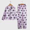 Traje de pijama para niños de comercio exterior otoño seda manga larga niñas ropa de casa de dos piezas ropa para niños una generación de cabello