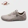 Zapatos Auténticos Gongyang para Hombre, Nuevo Estilo, Zapatos Casuales Transpirables de Piel Genuina, Zapatos Deportivos Antideslizantes, Zapatos Blancos de Piel para Hombre