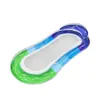 Nueva Cama Flotante Inflable de Malla de Color Degradado con Almohada Tumbona Acuática Playa Piscina Juegos Acuáticos Esterilla Flotante Inflable