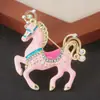 Broche de Pony de Dibujos Animados Lindo Creativo Diseño de Dopamina Colorido Dulce Exquisito Lindo Único Accesorio de Gama Alta