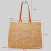 Suministros del Fabricante Bolso Versátil Tejido de Rafia para Mujer con Gran Capacidad y Correa al Hombro Bolso de Doble Uso para Viajes Diarios