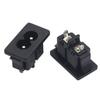 Conector de alimentación CA AC-027 8/8 conector de cola encaje vertical dos núcleos 2 pines dos orificios conector para electrodomésticos