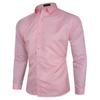 Camisa de manga larga para hombre, nueva versión coreana, informal, de negocios, de color sólido, ajustada, para uso profesional, de comercio exterior transfronterizo