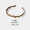 Diadema Ondulada Esmerilada de Estilo Sencillo para Lavado de Cara, Diadema Antideslizante, Goma para el Cabello, Nuevos Accesorios para el Cabello 2026 para Mujeres