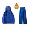 Conjunto de Traje de Esquí para Exteriores con Forro de Felpa Tallas Grandes para Pareja para Mujer, Ropa de Montañismo Impermeable y Resistente al Viento, Conjunto Cálido de Dos Piezas