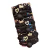 Liga para Cabello Cola de Caballo Negra Duradera Scrunchie Banda para Cabello Accesorio para Cabello Accesorio para Cabello de Mujer Venta al Mayoreo