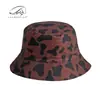 Sombrero de Pescador con Estampado de Vaca, Moderno y Único Estilo Coreano para Mujer, Sombrero de Sol para Primavera y Verano, Sombrero de Cubo para Viaje para Hombre, Reversible