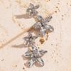 Pendientes de Acero Inoxidable y Acero de Titanio Malt, Tachuelas de Flor, Frescos y Elegantes, Diseño de Oro de 18K que No se Desvanece, Accesorios de Moda para Orejas