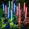 Luz Decorativa de Ambiente para Jardín con Varilla de Bambú de Burbujas Solares Luz de Césped con Varilla Acrílica Luz de Proyecto de Iluminación de Paisaje