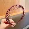 Faixa de Cabelo Preta Fosca com Dentes Antiderrapantes para Segurar Cabelos Quebrados, Faixa para Aplicar Máscaras Faciais, Lavar o Rosto, Grampo de Cabelo Masculino, Acessório de Cabelo