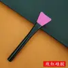 Nuevo Pincel de Silicona para Mascarilla Pincel de Maquillaje Cabeza Suave Palo de Ajuste de Mascarilla de Silicona Herramienta de Belleza DIY Mango Negro Pincel de Maquillaje Facial
