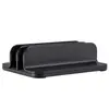 Soporte Vertical para Laptop Tres en Uno Estante de Almacenamiento para Teléfono Móvil y Tableta Rack Vertical de Aluminio para Escritorio