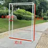Accesorios de Boda Marco Cuadrado de Hierro Forjado Boda al Aire Libre Decoración Geométrica de Pasillo Soporte de Fondo Arco Soporte para Flores Soporte de Exhibición