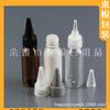 Botella de 30 ml con Tapa Puntiaguda Negra Botella para Esencia Botella PET Vacía para Reenvasado de Loción Botella de 30 ml con Tapa Puntiaguda Botella Exprimible