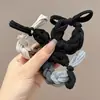 Faixa de Cabelo Estilo Zhao Lusi com Bola para Mulheres 2024 Nova Alta Elasticidade e Durável Rabo de Cavalo Simples Elástico Acessório de Cabeça