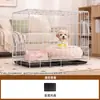 Jaula para Perros Teddy Especial para el Hogar Casa de Metal para Perros Tipo Plegable Espacio Grande Interior Jaula para Perros Medianos y Pequeños Jaula Valla para Mascotas