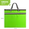 Portafolio Lona B4 Bolsa con Cremallera Bolsa para Conferencias Bolsa para Archivos Bolsa para Oficina Bolsa de Información Mochila Bolsa para Documentos Venta al por Mayor Impresión Personalizada
