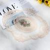 Vintage Lace Pad Nail Art Fotografia Adereços Fotografia Fundo Pano Branco ins Internet Celebridade Ornamentos Jóias Fotografia Adereços