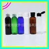 Frasco de 60ml com tampa flip-top, frasco para remédio líquido, frasco refil para gel de banho, frasco para loção, frasco de 60ML com tampa de borboleta azul-marrom, frasco para álcool em gel