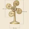 Pieza Decorativa Atractora de Fortuna, Molino de Viento de Cobre, Escritorio de Oficina, Sala de Estar, Ventilador Pequeño para el Hogar, Regalo de Buena Suerte, Artesanías, Regalos