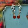 Aretes de Estilo Étnico Nuevos Chinoiserie Estilo Nacional Retro Aretes Super Hada Estilo Palacio Menghualu Aretes Antiguos