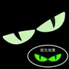 Pegatinas Luminosas Ojo de Diablo, Calcomanías Ojo de Gato, Pegatinas Luminosas Creativas Personalizadas para la Noche, Pegatinas Impermeables para Motocicleta Eléctrica